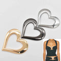 Flat Round Hearted -shaped Adjuster Bikini Hardware Buckle Adjuster Bikini Hardware