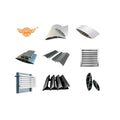 Xingqiu Customized Aluminum Alloy Louver Ventilation Openings Exterior Wall Rainproof Exhaust and air Outlet Grilles