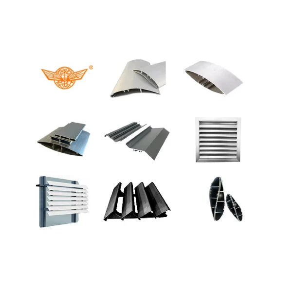 Xingqiu Customized Aluminum Alloy Louver Ventilation Openings Exterior Wall Rainproof Exhaust and air Outlet Grilles