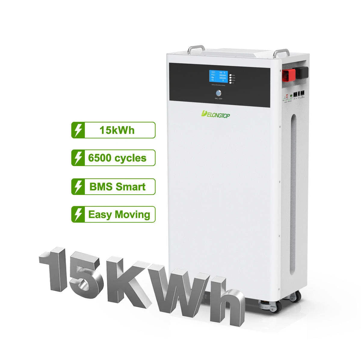 EU Stock Warehouse Battery Grade a Brand New Solar Storage Battery 15kwh 48v Lithium Ion Lifepo4 Battery Pack 51.2v 300ah Akku
