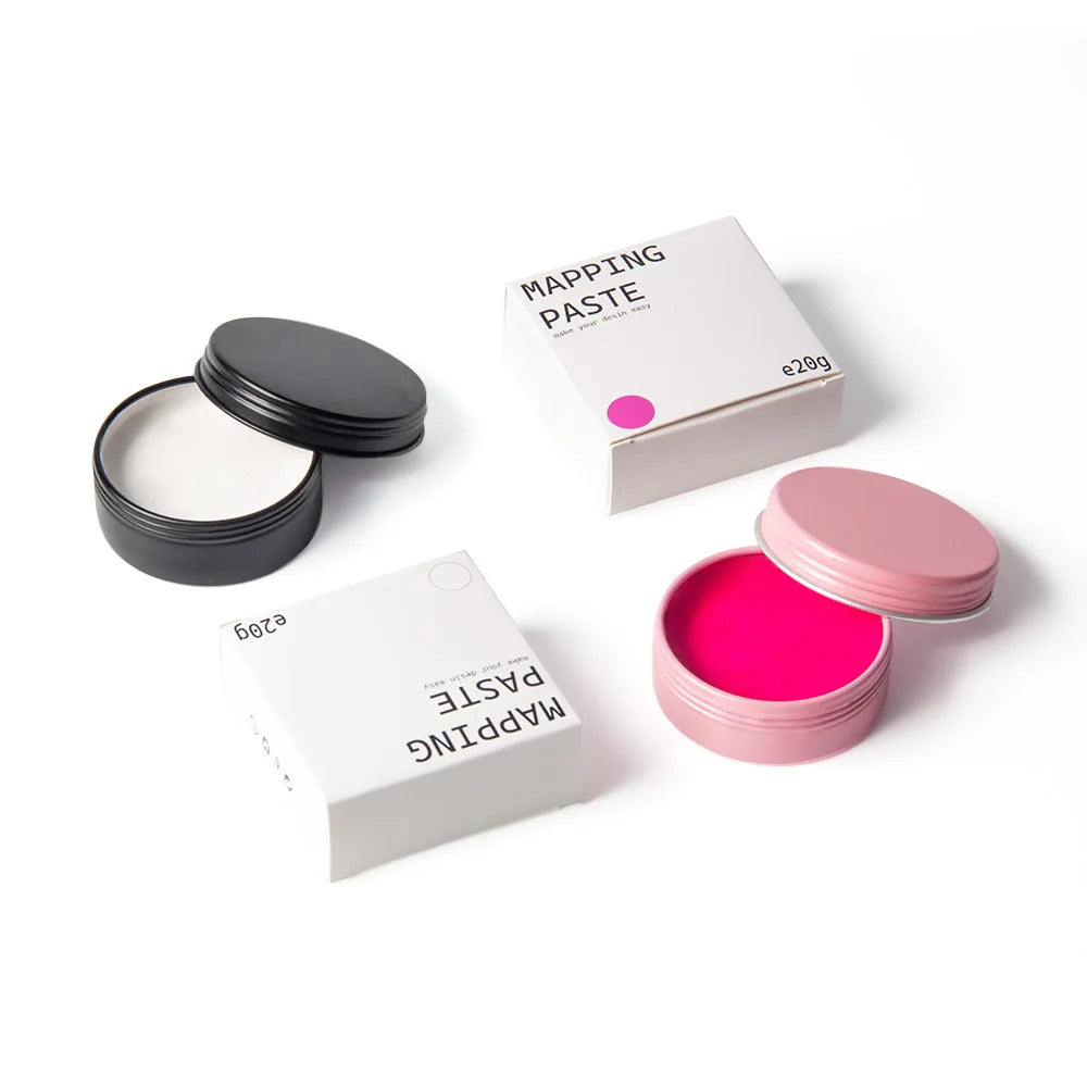 Private Label Eyebrow Mapping Tools White Brow Mapping Paste for Eyebrows MAPPING PASTE