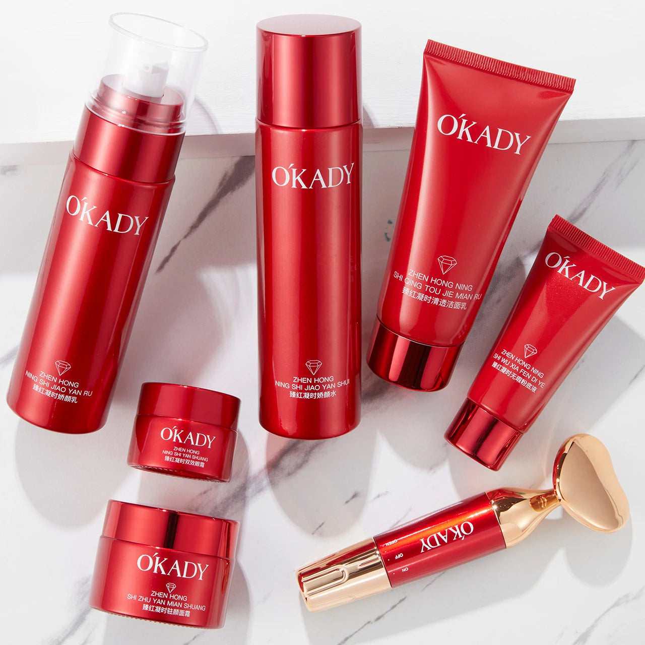 Skin Care Glowing Organic Korean Peptide Skin Care Product Private Label Hydrating Natural Skin Care Set with Accessories