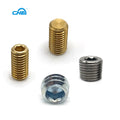 Brass Set Screws Socket Head Set Screw Grub Screw Set M6  8mm Through Hole Galvanized in China Custom Fastener Manufacturer