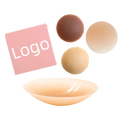 Customizable Seamless Silicone Nipple Covers Reusable Invisible Nipple Tapes Sexy Ladies' Clothing Intimates Accessory Style