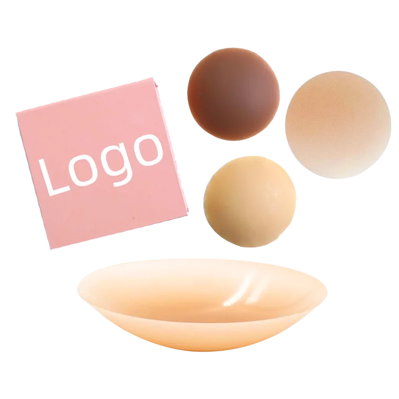 Customizable Seamless Silicone Nipple Covers Reusable Invisible Nipple Tapes Sexy Ladies' Clothing Intimates Accessory Style
