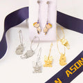 Women Girls Custom Fashion Earrings Mixed Cute Earrings Stainless Steel Ladies Accessories Cute Animal Charm Drop Earrings