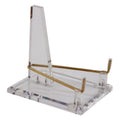 New Design Morden 140x160x175mm Acrylic Mineral Rack Crystal Display Stand with Crystal Holder