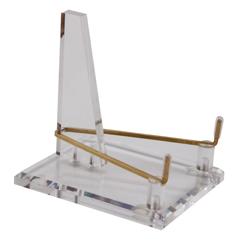 New Design Morden 140x160x175mm Acrylic Mineral Rack Crystal Display Stand with Crystal Holder