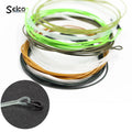 Fused Carp Fishing Leader Line with Ring Swivel Fluorocarbon Safezone Leader