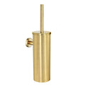 Stainless Steel Bathroom Accessories Wall Mounted Brushed Gold Toilet Brush Holder