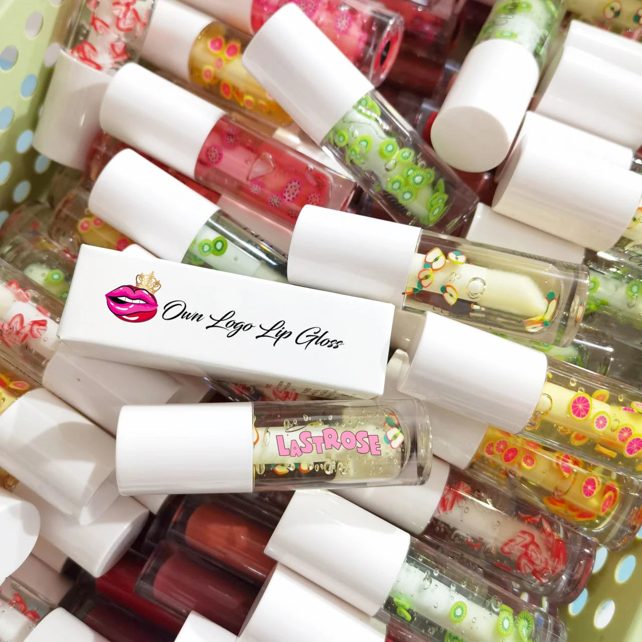 Private Label Glossy Lip Plump Lip Care Oil Vegan Fruit Flavor Vitamin E Moisture Lip Oil