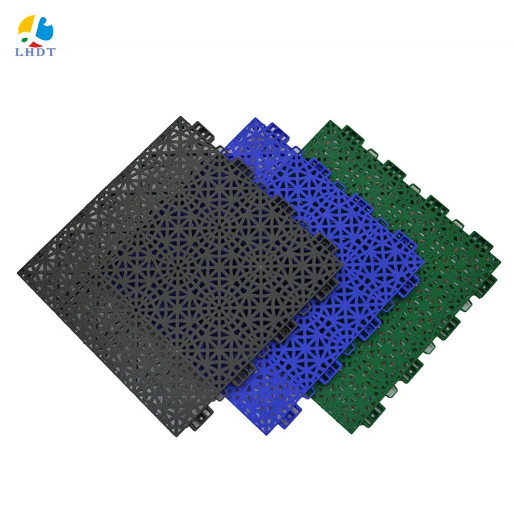 Tennis Basketball Outdoor Flooring Carpets Court Interlocking for  PP Plastic  Interlock Tiles