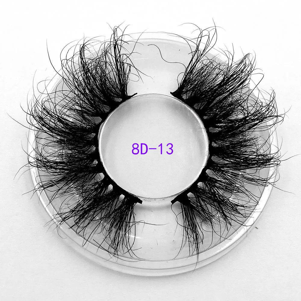 New 8D 5D 20mm 25mm Mink Eyelash Lash Vendor Private Label Mink Eyelash