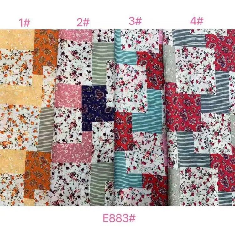 Popular Ethnic Style Light Weight Woven Plain Printed Viscose Rayon Fabric for Dresses Now Trending