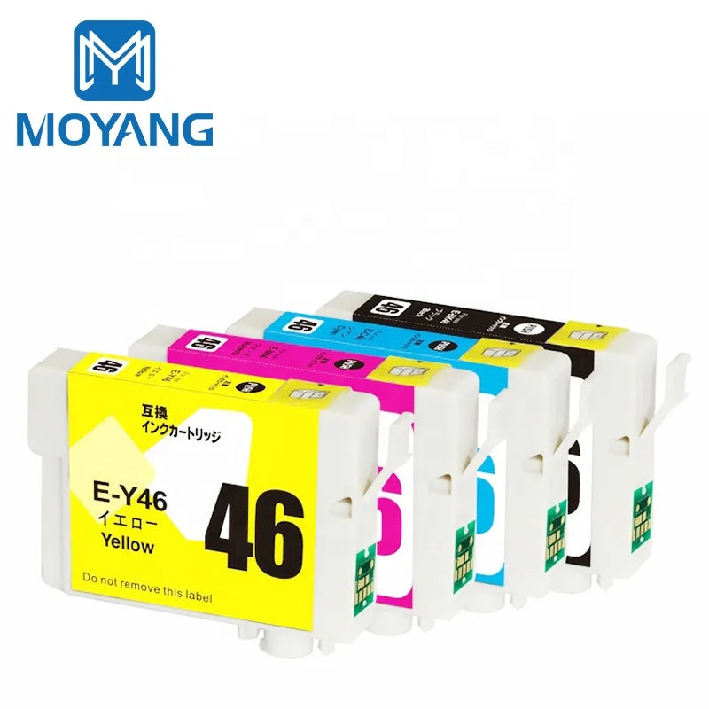 MoYang Compatible for EPSON IC46 Ink Cartridge PX-A720/A620/V780/A720/FA700/A640 Printer Cartridges ICBK46 ICC46 ICM46 ICY46