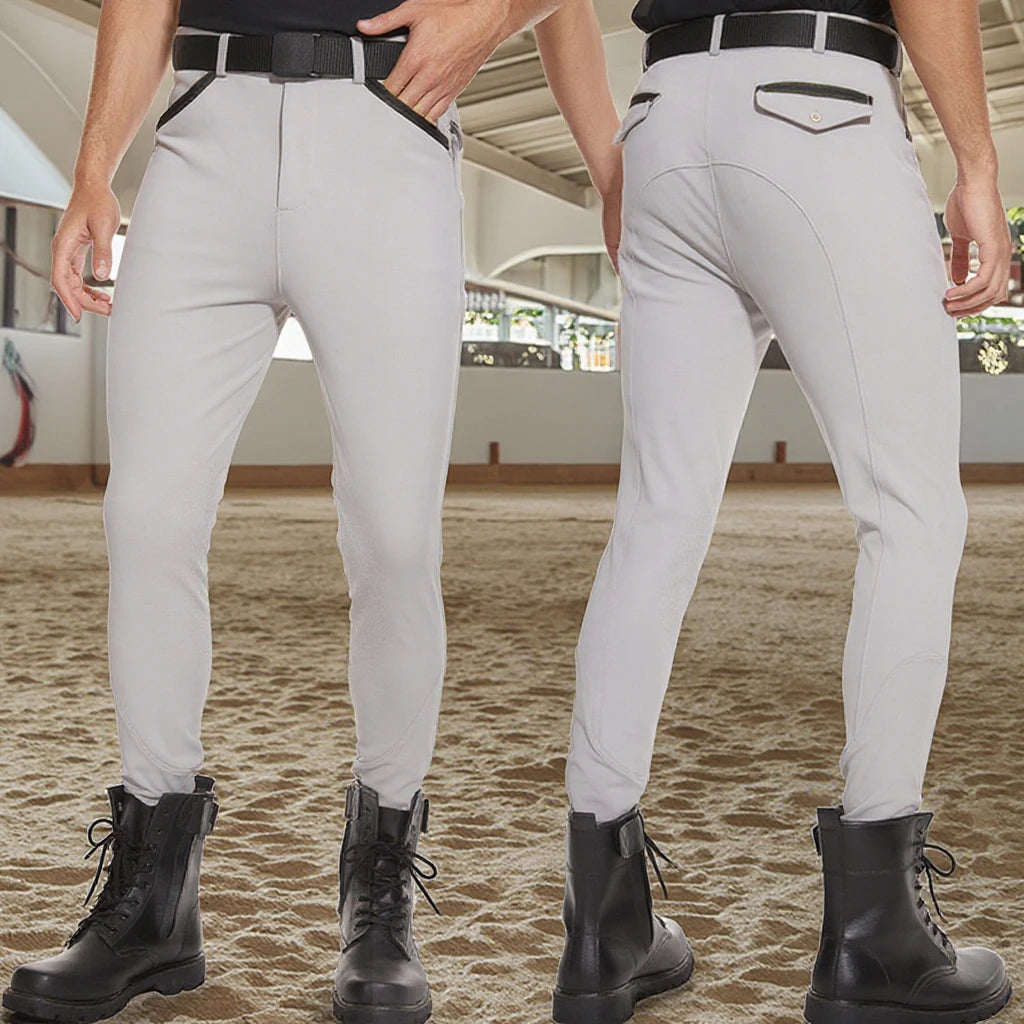 New Colors Male Equestrian Riding Pants for Men Factory Supply Horse Riding Leggings Breeches Horseback Riders Clothing