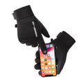 Sample Support Custom Winter PU Leather Touch Screen Gloves Warm Stylish Ideal for Daily Use and Driving