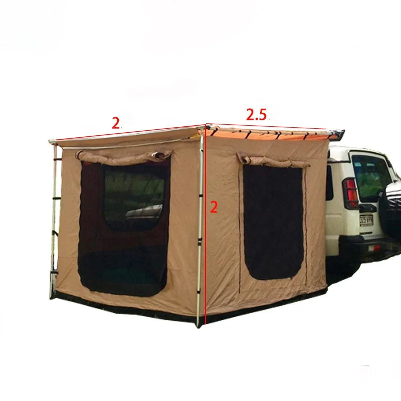 Toldo Lateral 4x4 Side Aluminum Tent Awning with 2000-3000mm Waterproofing for Outdoor Camping & Hiking