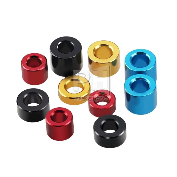 Aluminum Flat Washer M3 Round Hollow No Thread Standoff Spacer Aluminum Bushing Gasket Sleeve for RC Models