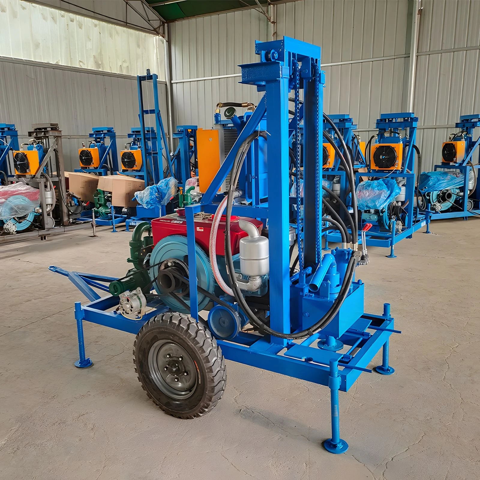 Deep-Drilling Good Quality Hard Rock Small Oil Water Well Drilling Rig Equipment