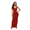 Wholesale Women's Summer Maxi Dress Ladies Tank Top Dress Plus Size Dresses for Ladies Long