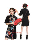 Ecoparty  New Tang Women's Dress Chinese Style Hanfu Tea Dress Embroidery China-Chic Spring and Autumn Retro Dress