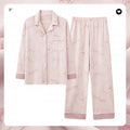 Women's 100% Cotton Pajamas Set Soft Breathable Sleepwear Loungewear with Pockets Long Sleeve PJ Set for Womens Ladies