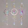 Hot Sale Suncatchers Window Sun Catcher Moon Sun Crystal Car Hanging   Prism  rainbow Prism