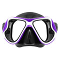 Professional Frameless Double Lens Silicone Material Spearfishing Scuba Freediving Diving Mask