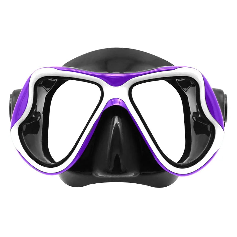 Professional Frameless Double Lens Silicone Material Spearfishing Scuba Freediving Diving Mask