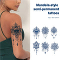 Bxtats Tattoo Supplies Wholesale Waterproof Tattoo Sticker India Henna Mandala Designs Lasting 15 Days Semi Permanent Tattoo