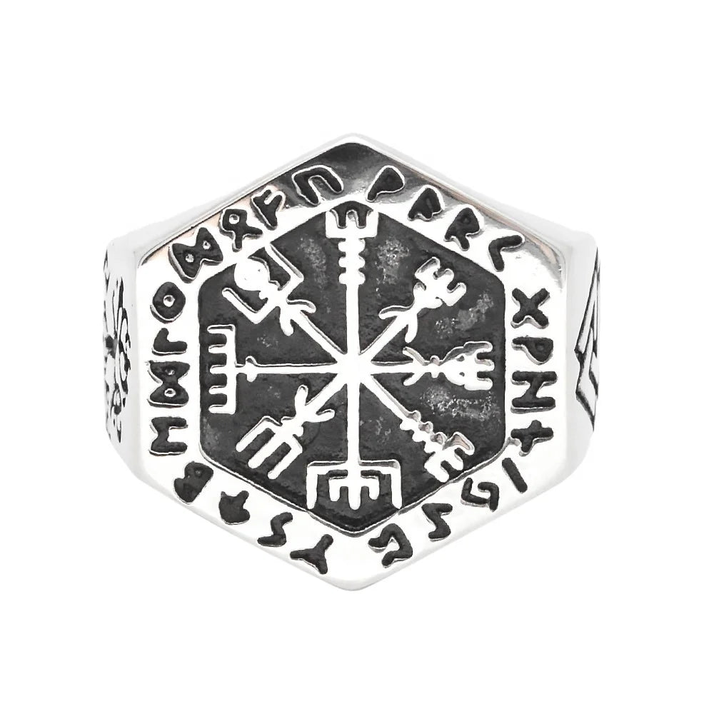 Good Price Stainless Steel Rings for Men Wholesale Biker Men Charm Viking Ring