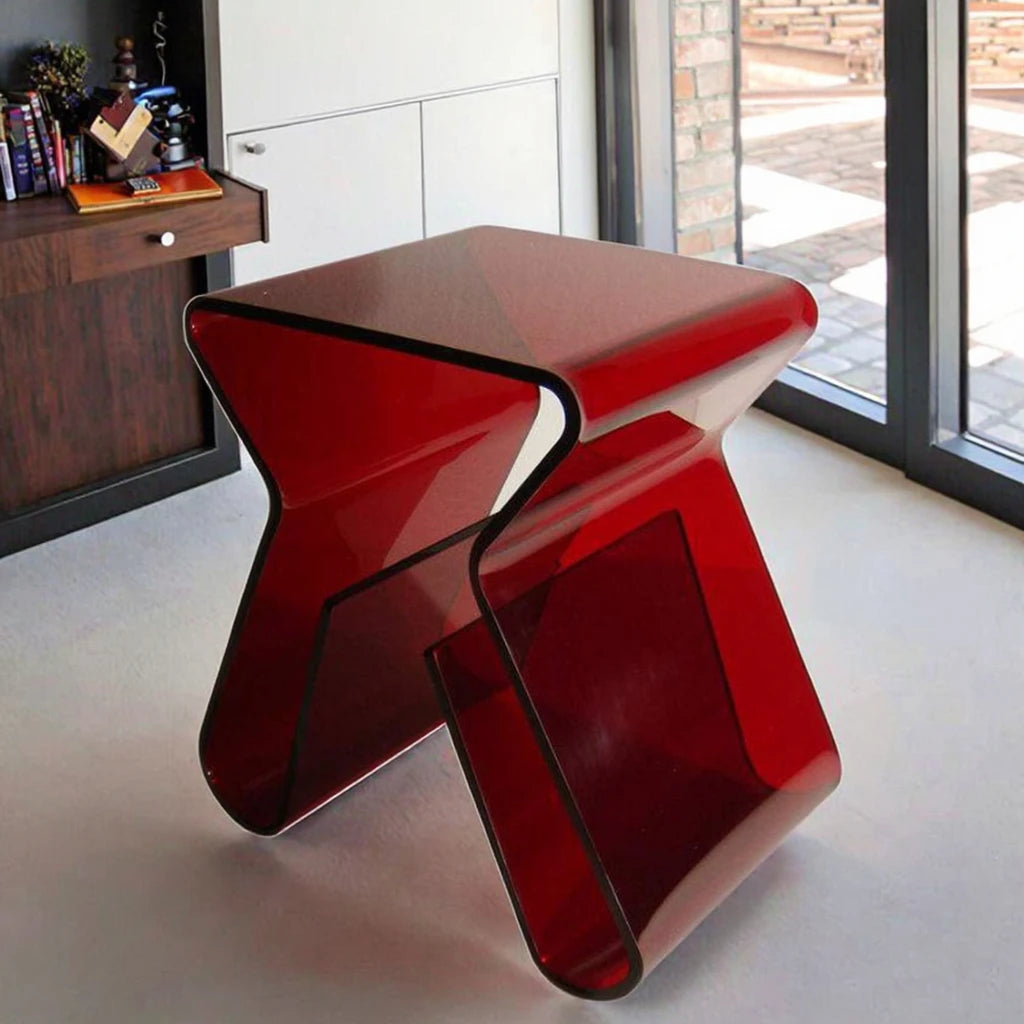 Modern Nordic Simple Personality Convertible Acrylic Coffee Table Net Red Fashion Living Room Bedroom Side Table Irregular Home