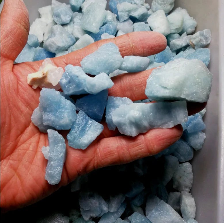 Wholesale Natural Raw Crystal Healing Stones Aquamarine Rough
