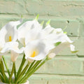 Artificial Calla Lily Silk Flowers 13.5" 20pcs For Home Kitchen Wedding Decorations