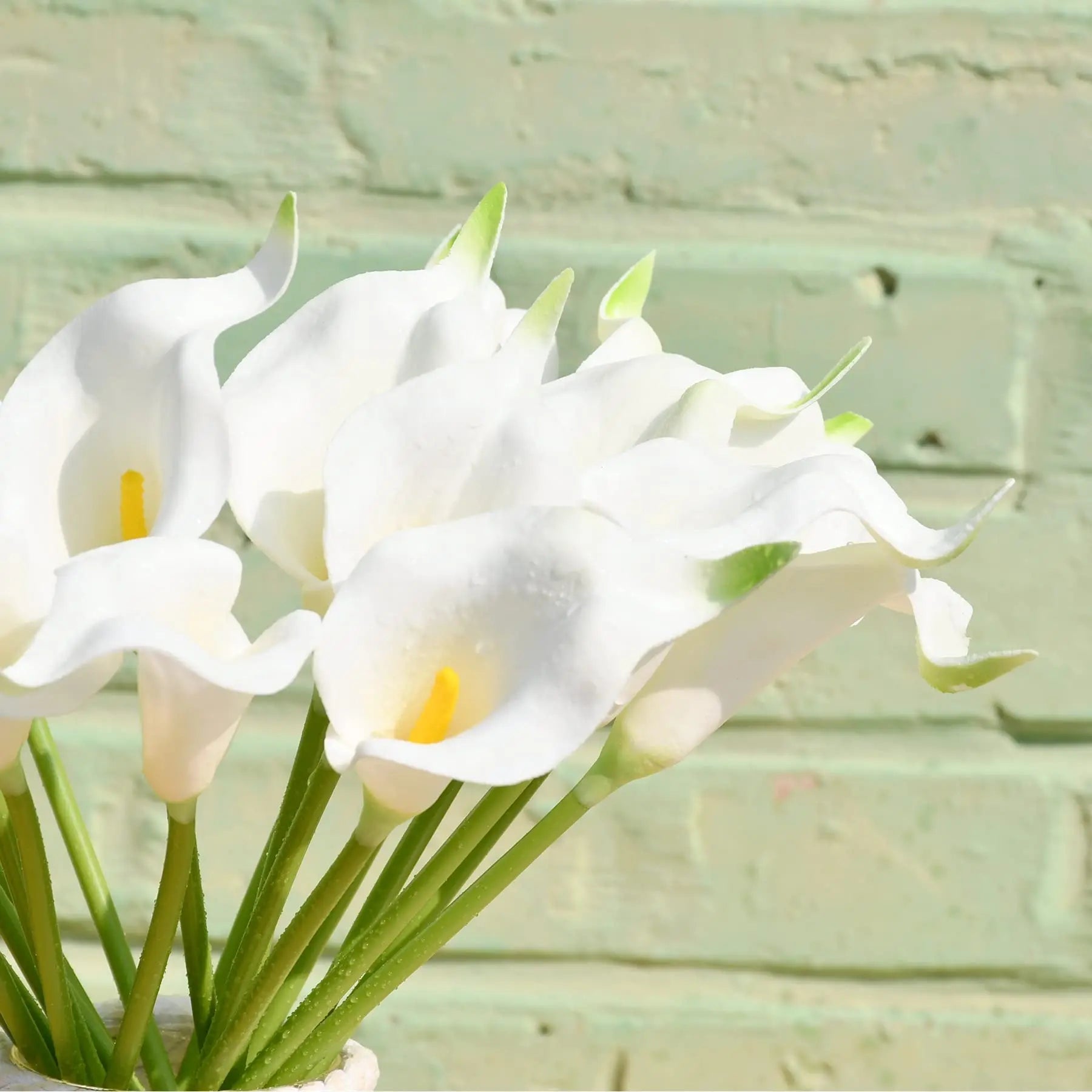 Artificial Calla Lily Silk Flowers 13.5" 20pcs For Home Kitchen Wedding Decorations