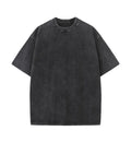 2025Spring Summer Vintage Distressed Washed Men Oversized Tshirts Custom Your Own Logo 100% Cotton Heavyweight Acid Wash T-Shirt