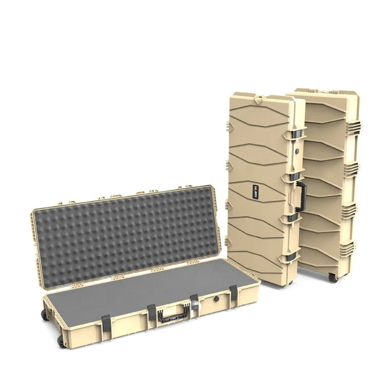 GLARY All Weather Tactical Large Gun case Universal Impact Resistant Bow case Box Waterproof Gun Box case for Multiple Scens