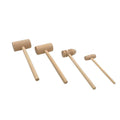 HOYE CRAFTS Factory Price Customized Wooden Crab Mallet Toy Mallets Wooden Hammer