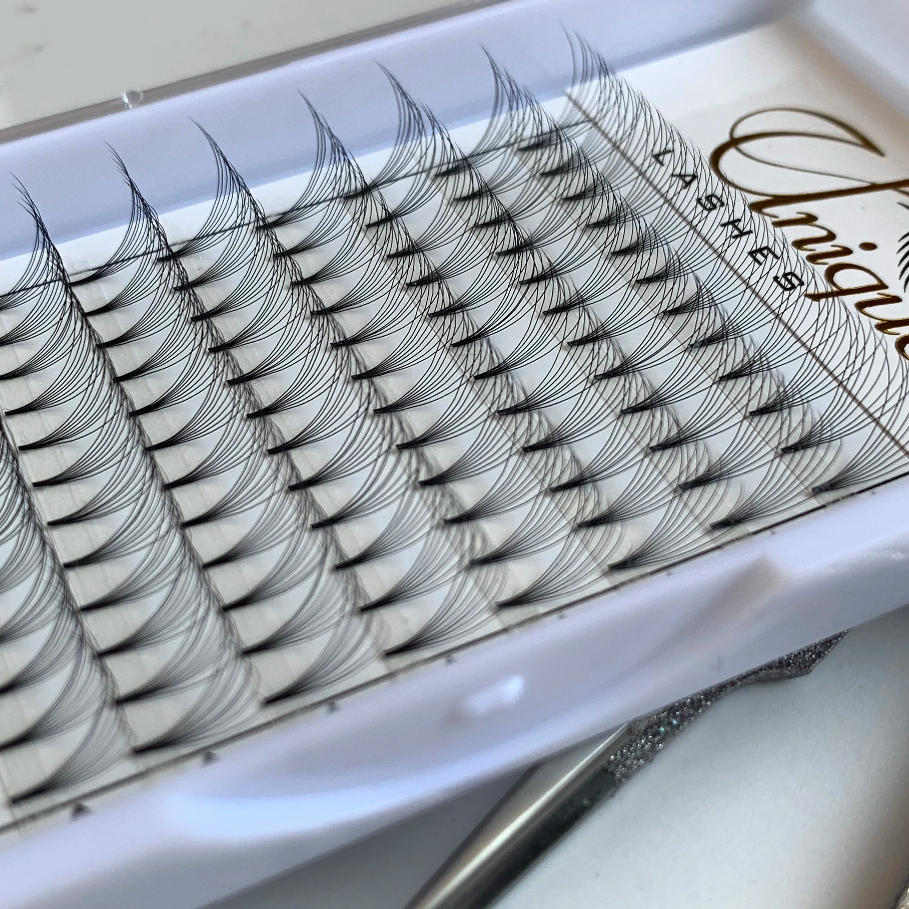 8D Volume Premade Fans Handmade Super Solft Material Middle Tape Preamde Fan Eyelash Extensions
