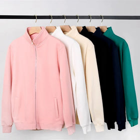 Wholesale 400gsm Fleece Full Double Zip No Drawstring Hoodie Oems Zipper Hoddie Black Zip up Hoodie