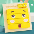 Large Expression Face-Changing Building Blocks Cube Logical Thinking Training Parent-Child Interactive Toys Wholesale