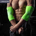 LS0527 Customized Elastic Elbow Wraps Weightlifting and Squatting Sleeves with Stretch Pads Fitness Safety Product MegaBDM