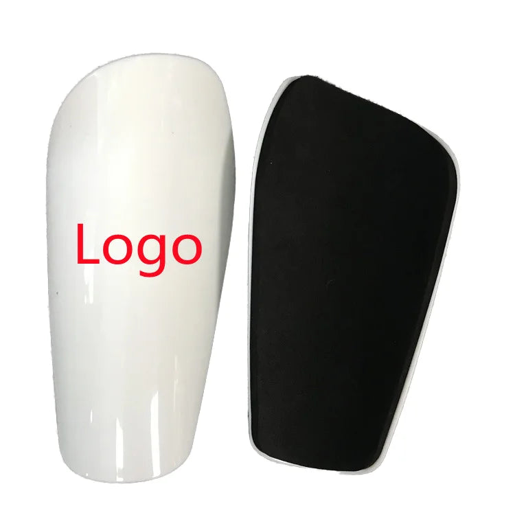 Custom Logo Shin Pads Tibia Espinilleras Portable Mini EVA Plastic Protection for Kids Adults Elastic Futbol Futbol Protege