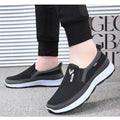 Hongyan Men's Shoes Fall New Cloth Shoes Soft Sole Comfortable Casual Single Shoes