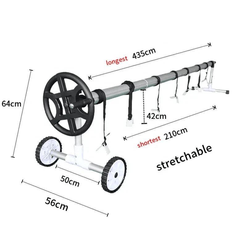 Factory Price New Design Above Ground Aluminum Pool Roller Reel for Swimming Pool