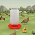 New 1L Plastic Chick Drinker Animal Poultry Farm Drinkers Chicken Feeders Bird Quail Water Cup Bowl for Chicken Quail Other