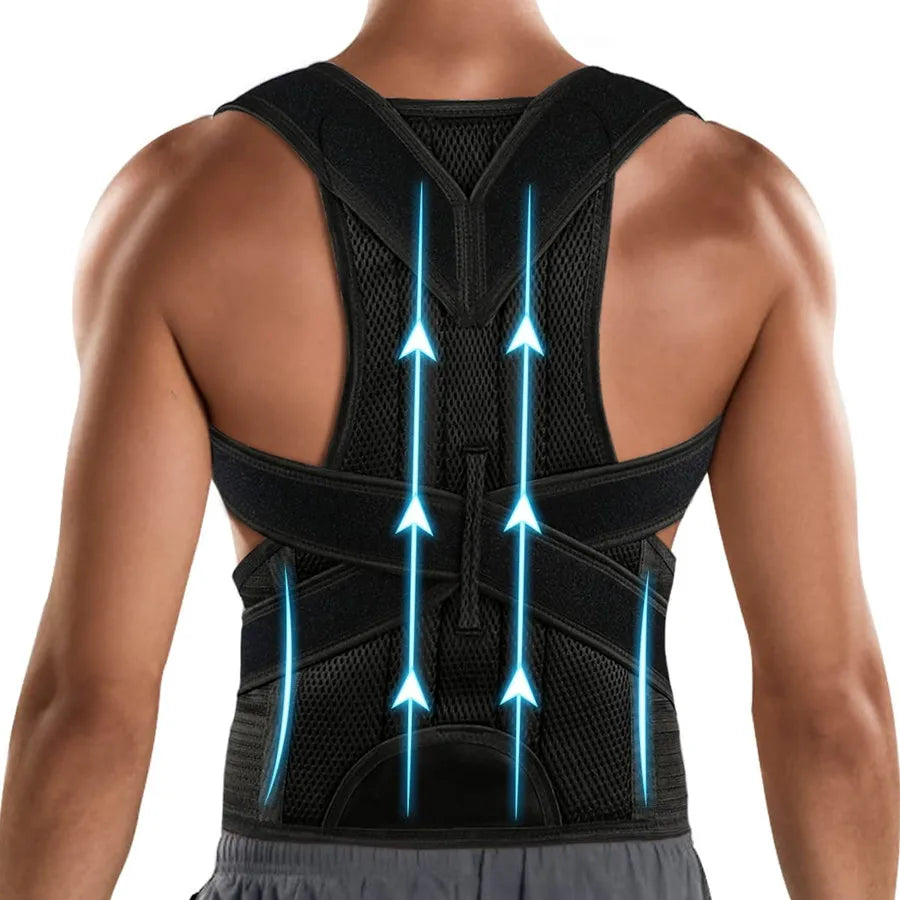 YOUFEI Back Support Straightening Strap Brace Correction Poster Brace Shoulder Posture Corrector Belt Back Support Belt