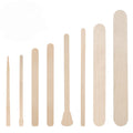 Wholesale 100 Pieces Wooden Applicator Wax Face Sticks Disposable Professional Hair Removal Tool Wax Stick Eyebrows Sticks