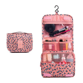 Toiletries Bag Hanging Makeup Waterproof Toiletries Storage Travel Kit Ladies Beauty Neceser Organizer Cosmetic Bag with Hook